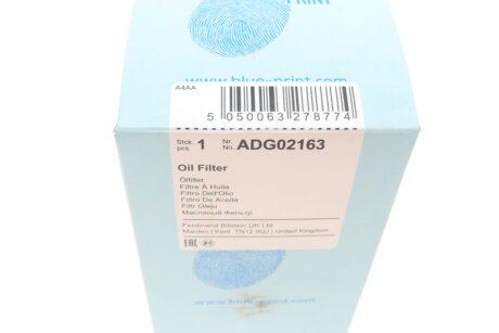 Масляный фильтр blue Print ADG02163