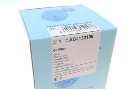 Масляный фильтр blue Print ADJ132109