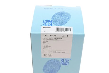 Масляный фильтр blue Print ADT32126