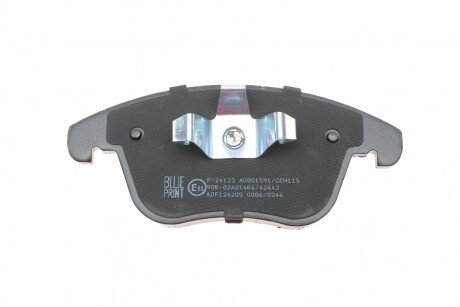 Передні тормозні (гальмівні) колодки blue Print ADF124205