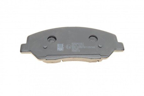 Передние тормозные колодки blue Print ADG042167