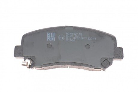 Передние тормозные колодки blue Print ADM542113