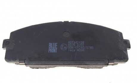 Передние тормозные колодки blue Print ADT342128
