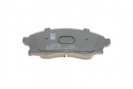 Передние тормозные колодки blue Print ADZ94227