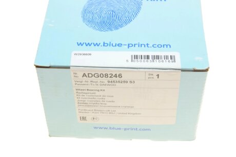 Підшипник передньої ступиці blue Print ADG08246