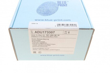 Подшипник выжимной blue Print ADU173307