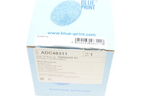 Подшипник задней ступицы blue Print ADC48311