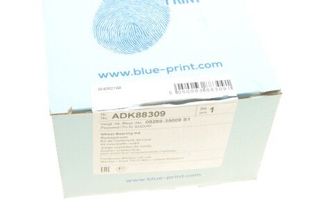 Подшипник задней ступицы blue Print ADK88309