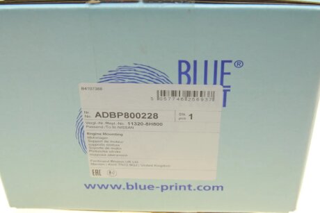 Подушка (опора) двигуна blue Print ADBP800228