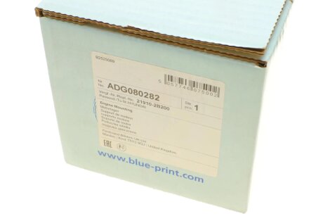 Подушка (опора) двигателя blue Print ADG080282