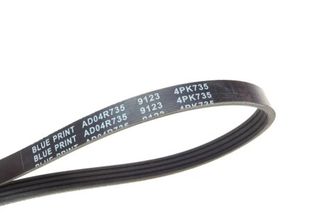 Привідний ремінь генератора blue Print AD04R735