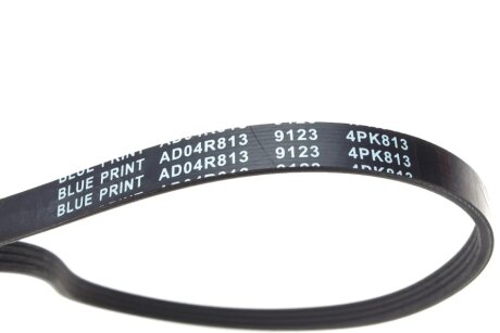 Приводной ремень генератора blue Print AD04R813