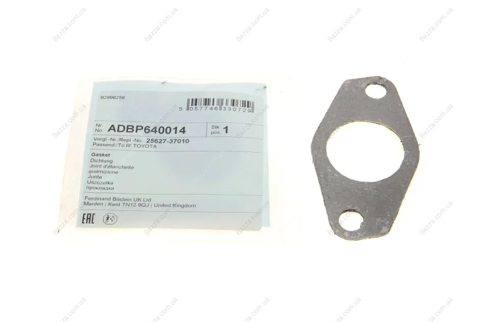 Прокладка клапана EGR blue print ADBP640014