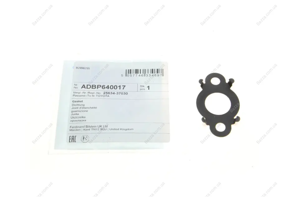 Прокладка клапана EGR blue print ADBP640017