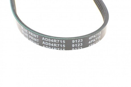 Привідний ремінь генератора blue Print AD04R715