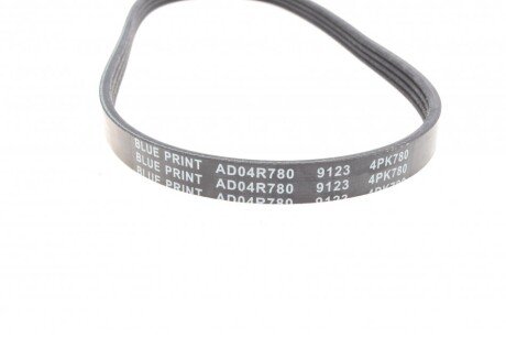 Приводной ремень генератора blue Print AD04R780