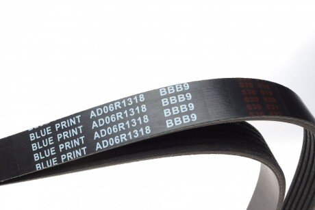 Привідний ремінь генератора blue Print AD06R1318