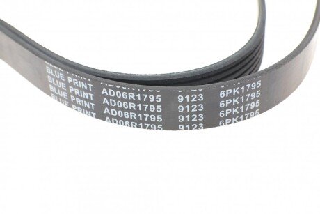 Приводной ремень генератора blue Print AD06R1795