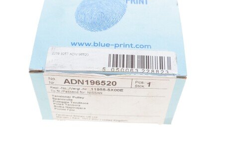 Роликовий модуль натягувача ременя blue Print ADN196520