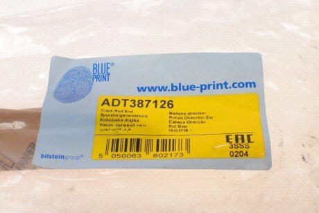 Рулевая тяга blue Print ADT387126