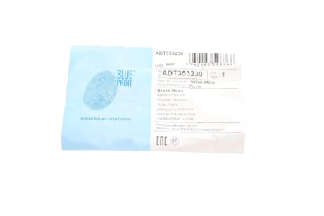 Шланг тормозной передний blue Print ADT353230