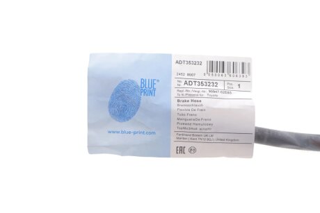 Шланг тормозной задний blue Print ADT353232