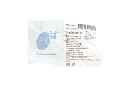 Стійка (тяга) стабілізатора передня blue Print ADN185127