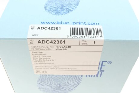 Топливный фильтр blue Print ADC42361