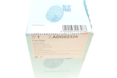Топливный фильтр blue Print ADG02326