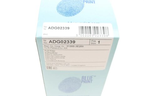 Топливный фильтр blue Print ADG02339