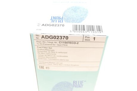 Топливный фильтр blue Print ADG02370