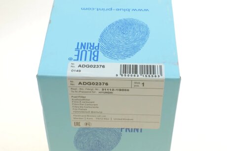 Топливный фильтр blue Print ADG02376