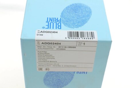 Топливный фильтр blue Print ADG02404