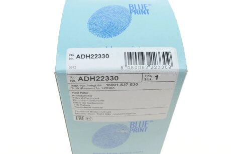 Топливный фильтр blue Print ADH22330