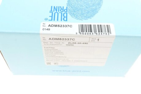 Паливний (топливный) фільтр blue Print ADM52337C