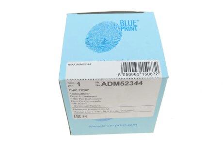 Паливний (топливный) фільтр blue Print ADM52344