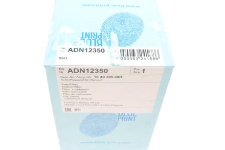 Паливний (топливный) фільтр blue Print ADN12350