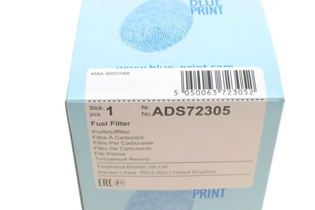 Паливний фільтр blue Print ADS72305