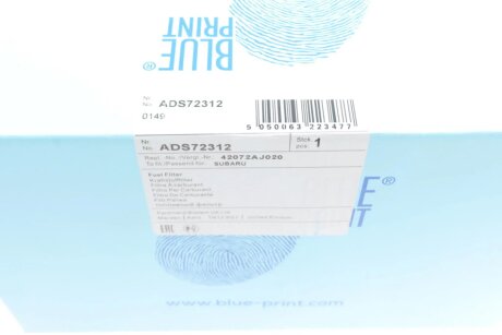 Топливный фильтр blue Print ADS72312