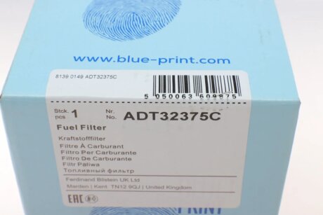 Топливный фильтр blue Print ADT32375C