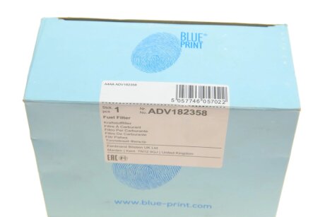Паливний (топливный) фільтр blue Print ADV182358