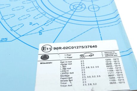 Гальмівний диск blue Print ADC443107
