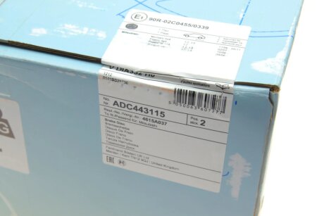 Тормозной диск blue Print ADC443115