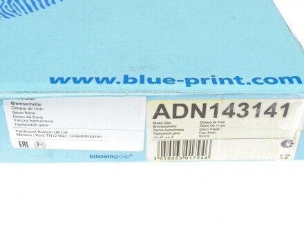 Тормозной диск blue Print ADN143141
