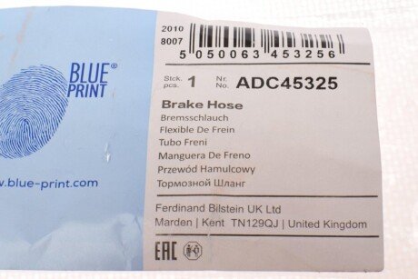 Тормозной шланг blue Print ADC45325