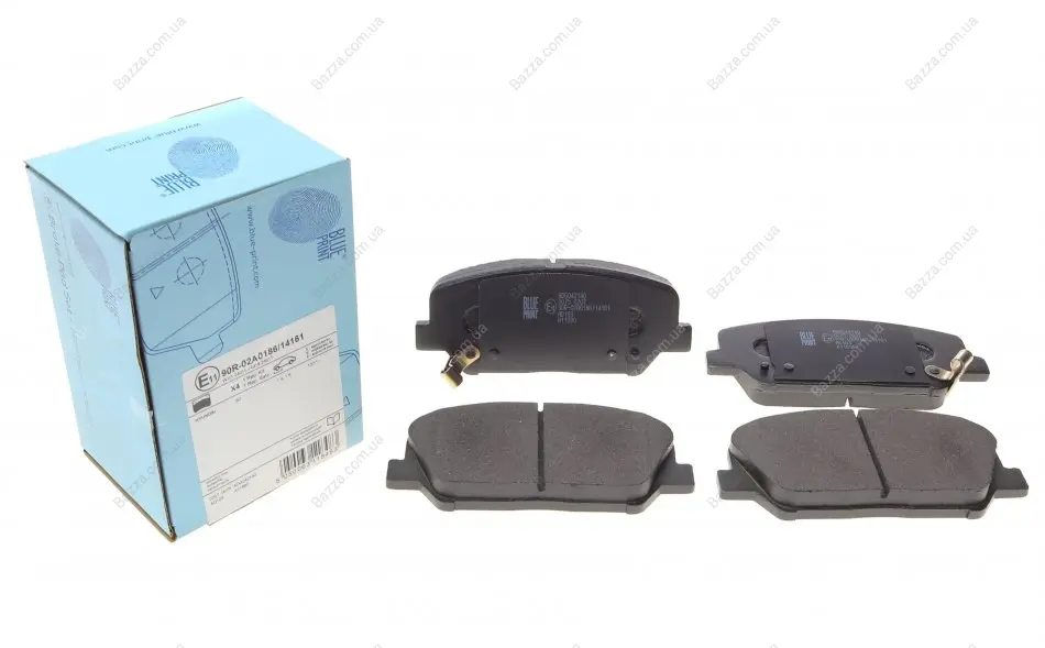 Тормозні (гальмівні) колодки Blue Print ADG042140 (фото 1)