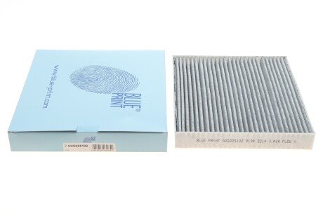 Угольный фильтр салона blue Print ADG025102