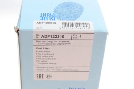 Воздушный фильтр blue Print ADF122310