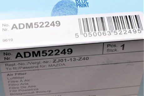 Повітряний фільтр blue Print ADM52249
