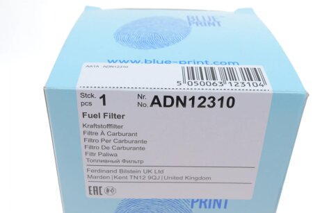 Воздушный фильтр blue Print ADN12310